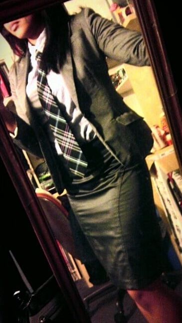 Women with neckties