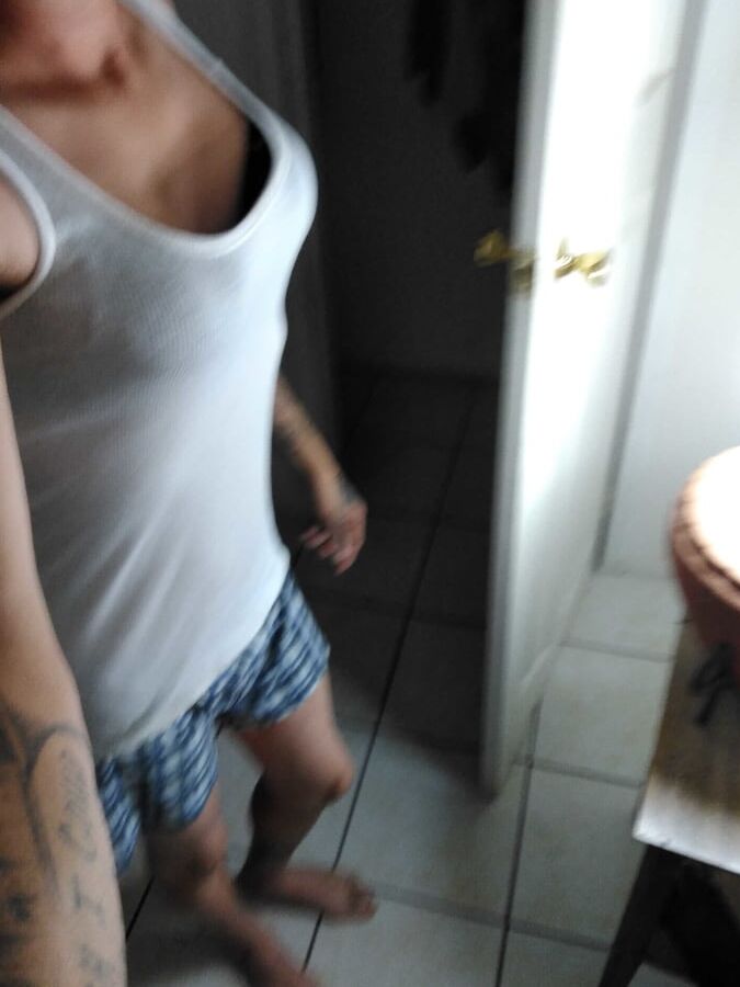 First time trying on panties and bra