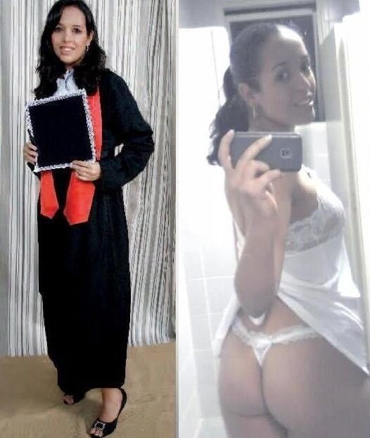 Hot girl dressed undressed