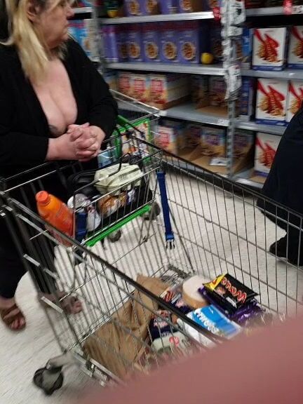 Big tit fat grannies in asda