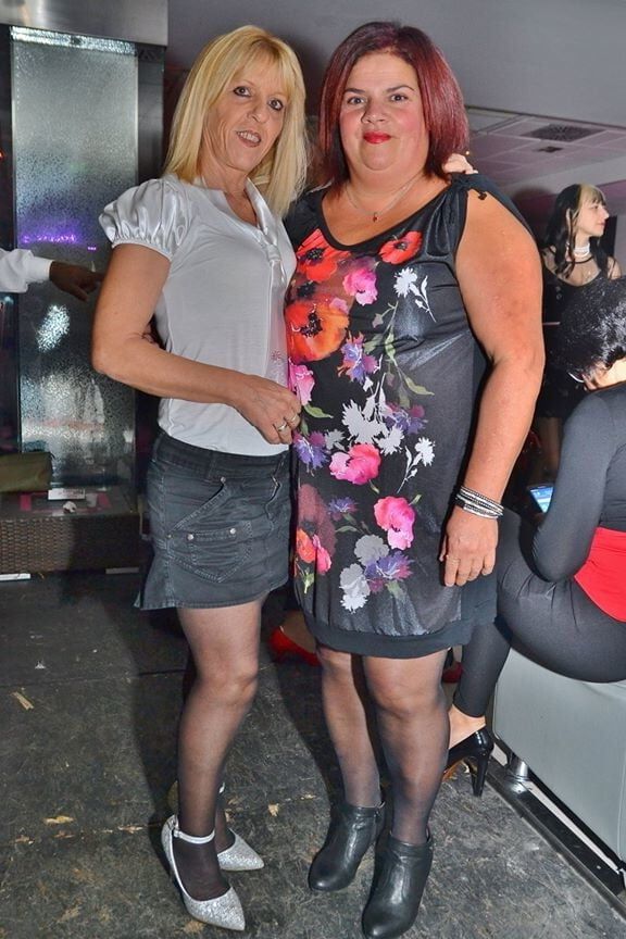 Slut milf disco pantyhose