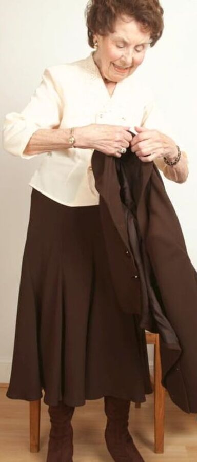 Erotic, elegant dream grandma
