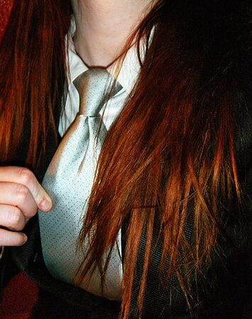 Women with neckties