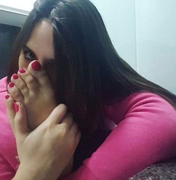 Girls Smelling Own Feet