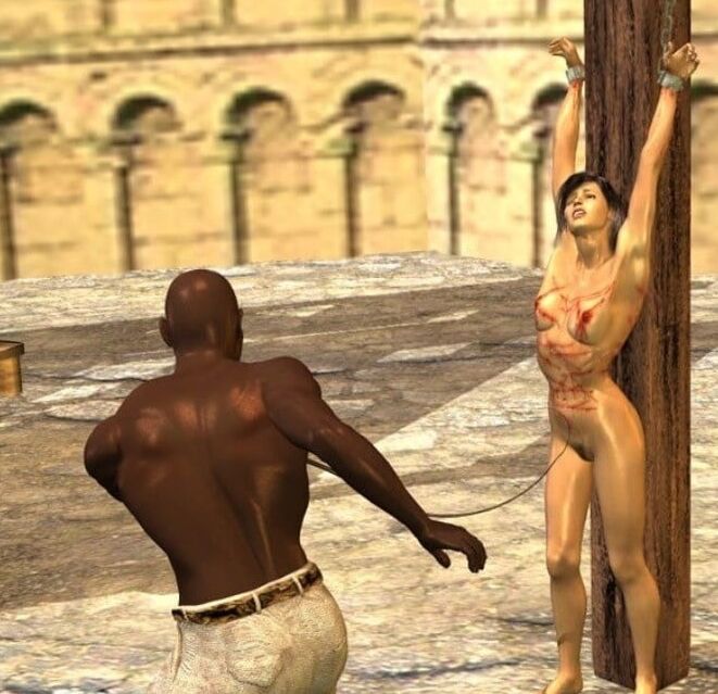 Black punishing white sluts