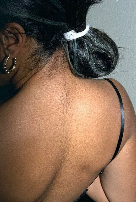 Girls with Back Hair