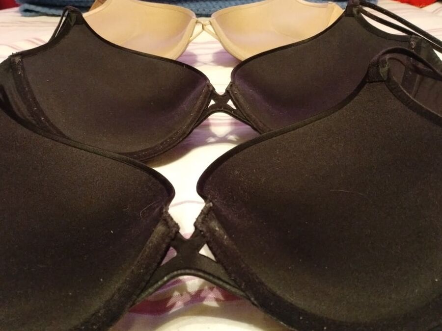 a small collection of bras vs my girlfriend