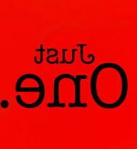 Just one