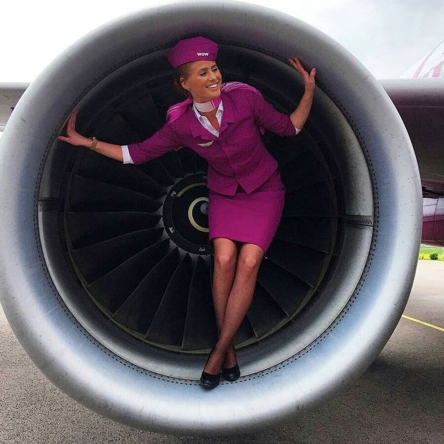 Flight Attendants in Pantyhose
