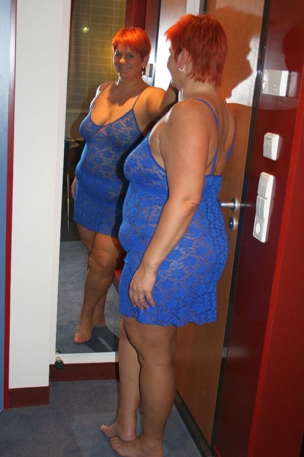 Posing in Blue ...