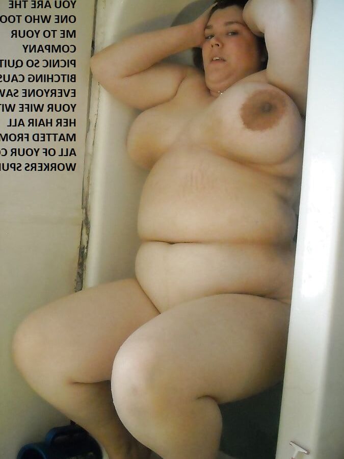 married cum hungry bbw slut captioned