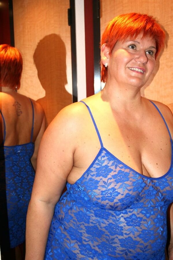 Posing in Blue ...