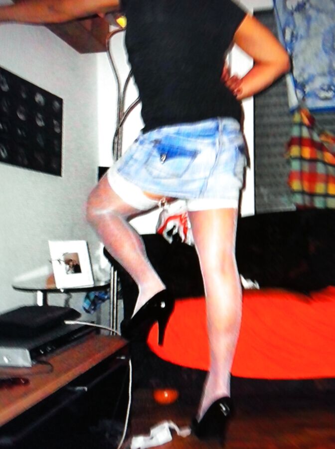 Horny in nylons