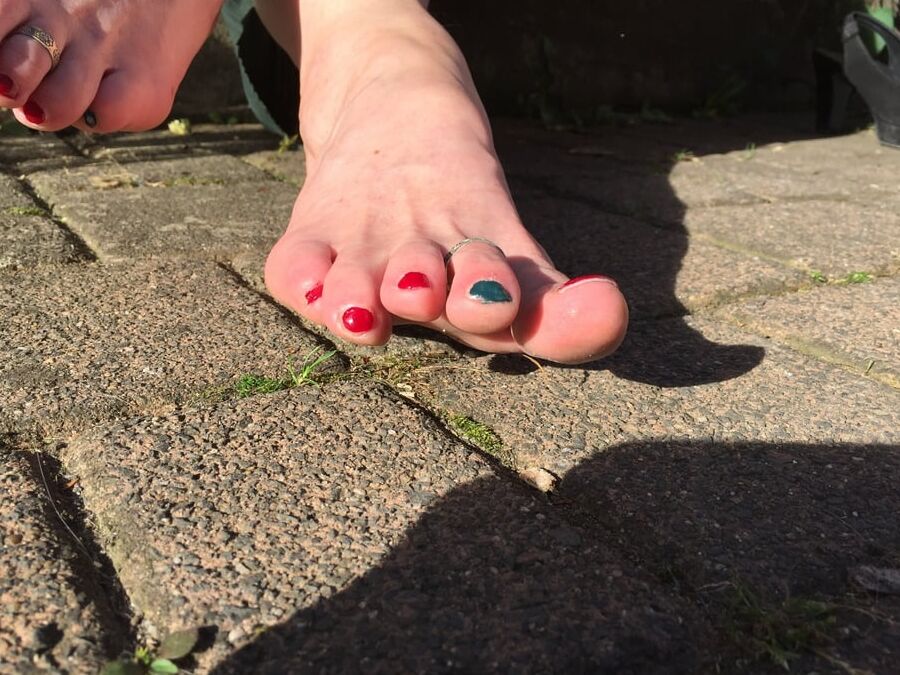 Our neighbours sexy feet