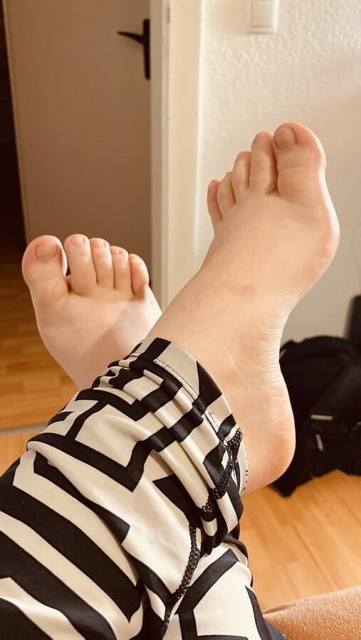 German Blonde Chubby Feet