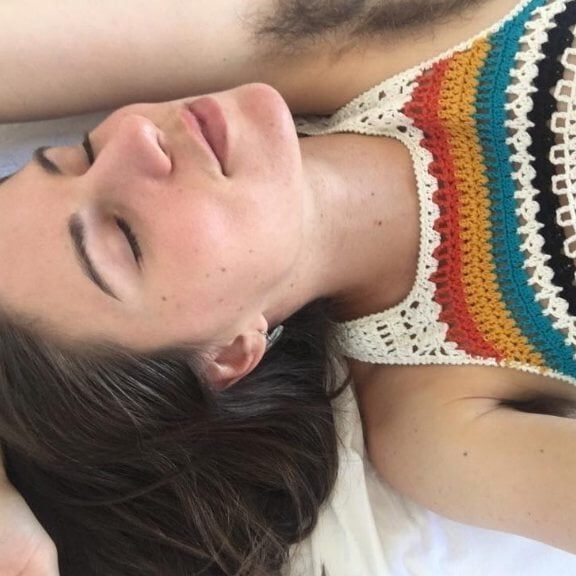 Super hairy girl