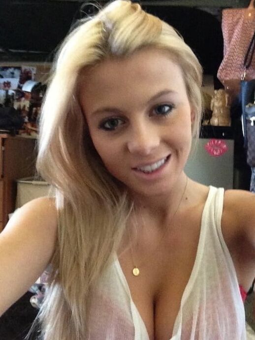 Blonde slut expose