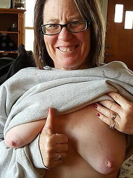 Cum on My Glasses and Tits