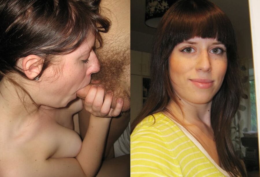 Before and after amateurs cock sucking