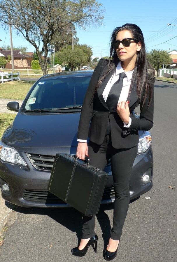 Women with neckties