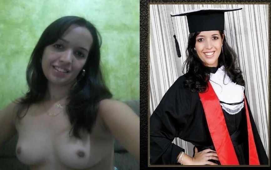 Hot girl dressed undressed