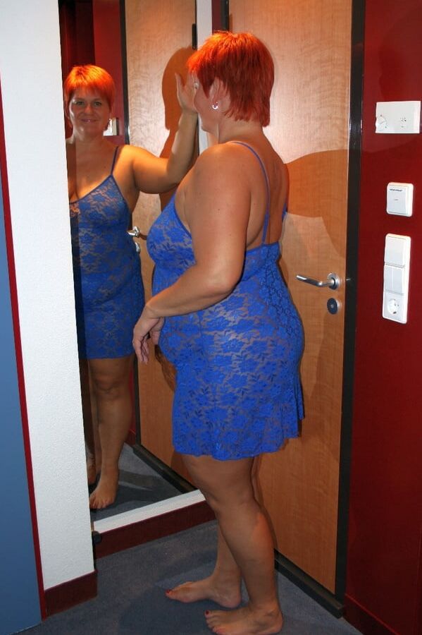 Posing in Blue ...