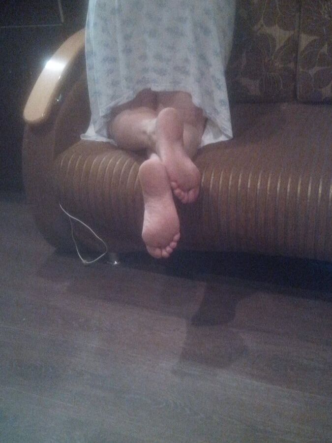My granny mom&;s feet and soles