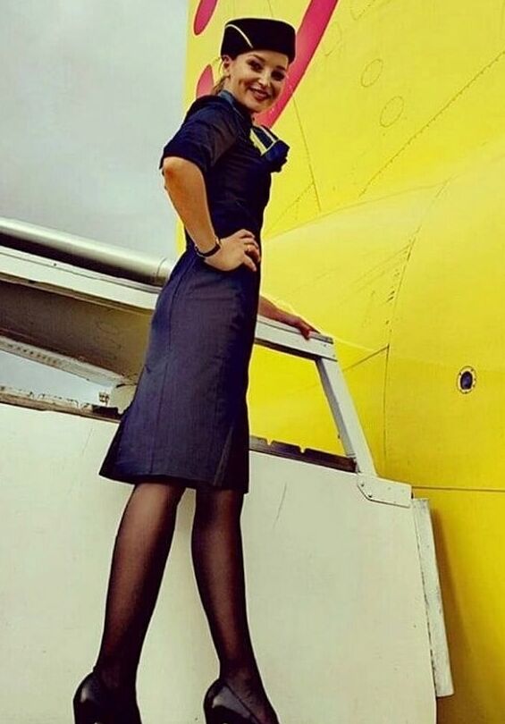 Flight Attendants in Pantyhose