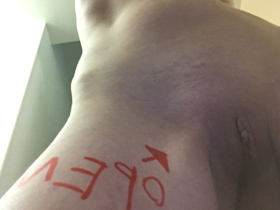 Someone got into the markers...