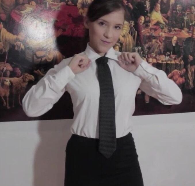 Women with neckties