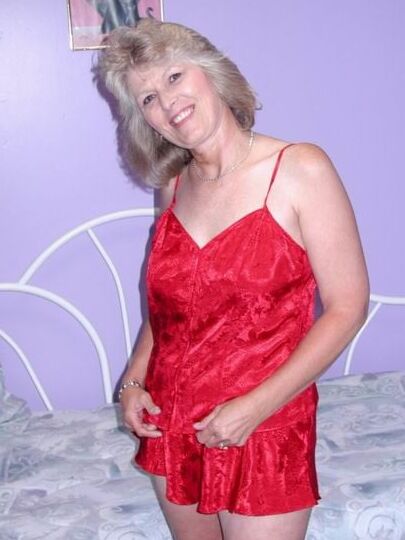 Mature red silk