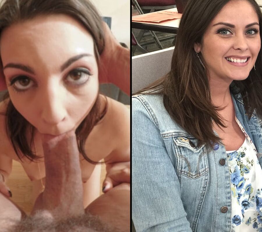Before and after amateurs cock sucking