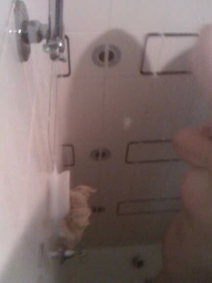 Mature shower time
