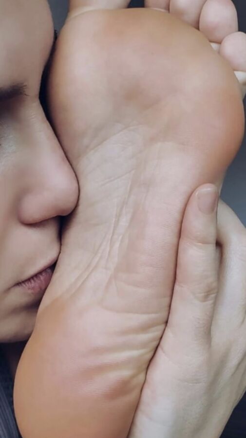Girls Smelling Own Feet