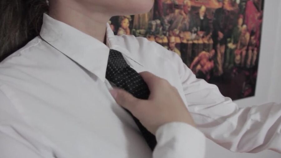 Women with neckties