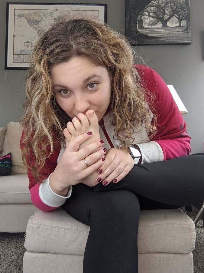 Girls Smelling Own Feet
