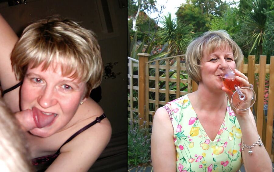 Before and after amateurs cock sucking