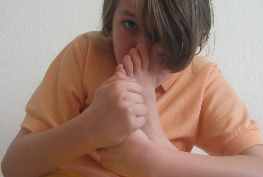 Girls Smelling Own Feet