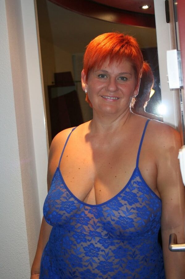 Posing in Blue ...