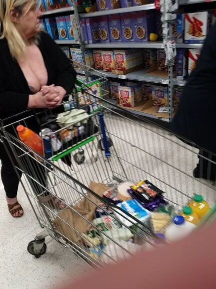 Big tit fat grannies in asda