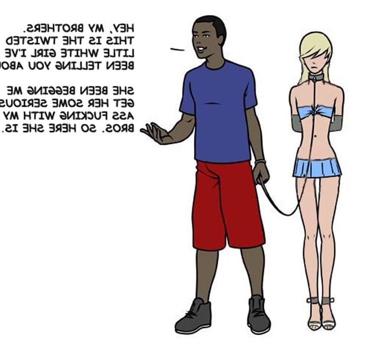 Interracial sissy....