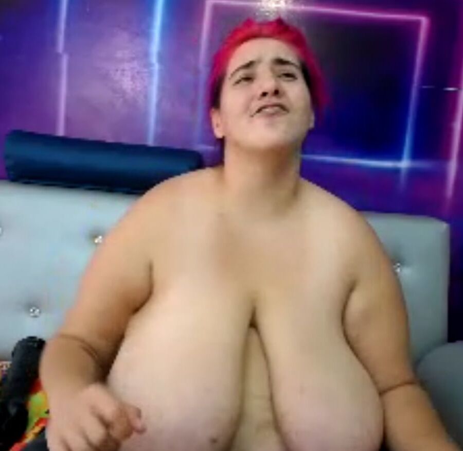 Big tits Down pointing nipples