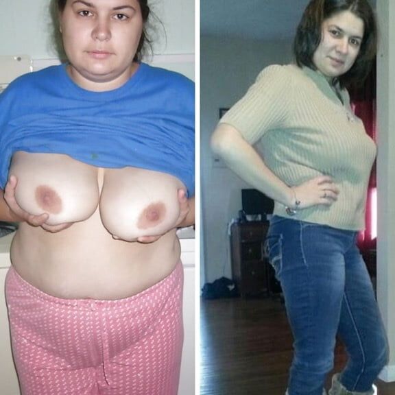 Average wives clothed unclothed
