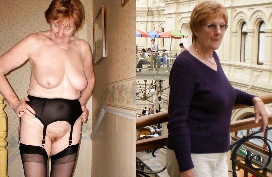 Grannies and matures dressed and undressed