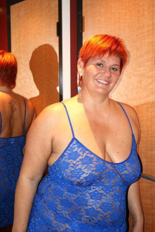 Posing in Blue ...