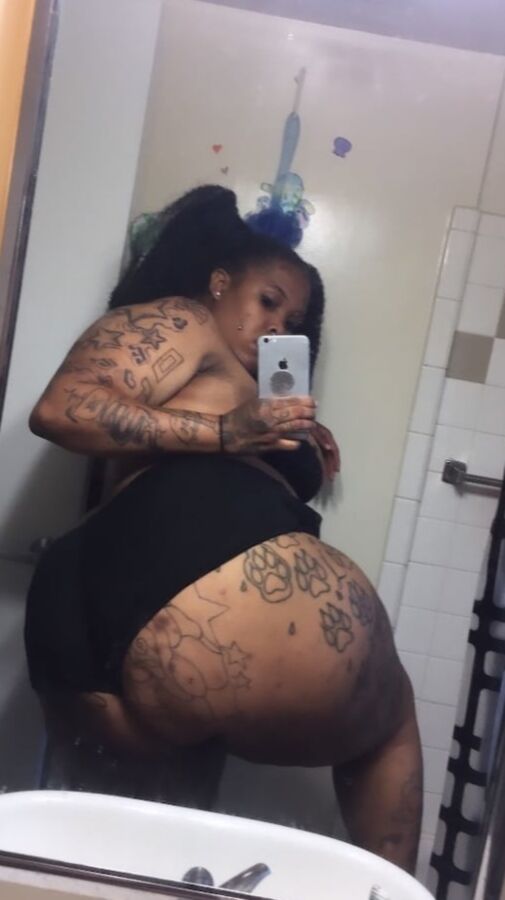 Super Tatted BBW Freak