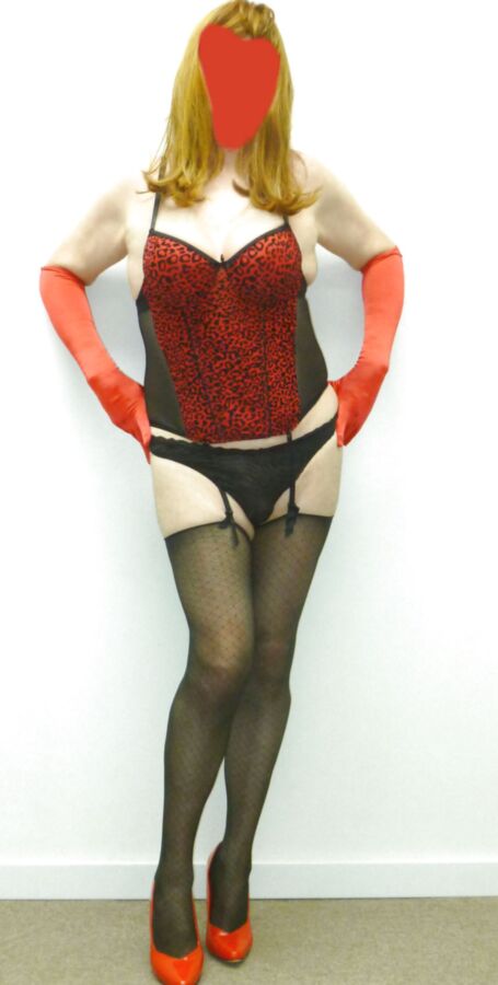 Lacey Red Bustier