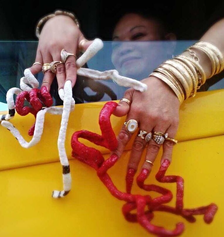 Very long nails