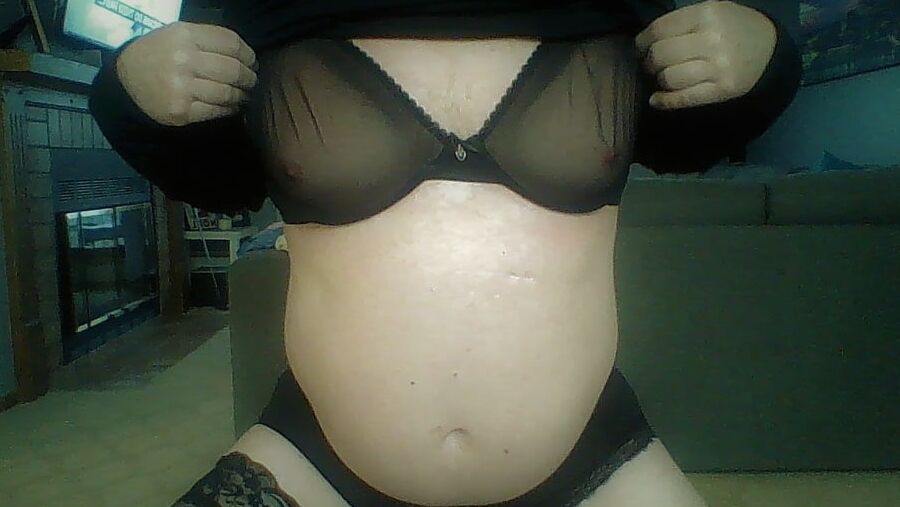 New blue, pink, and black panties.