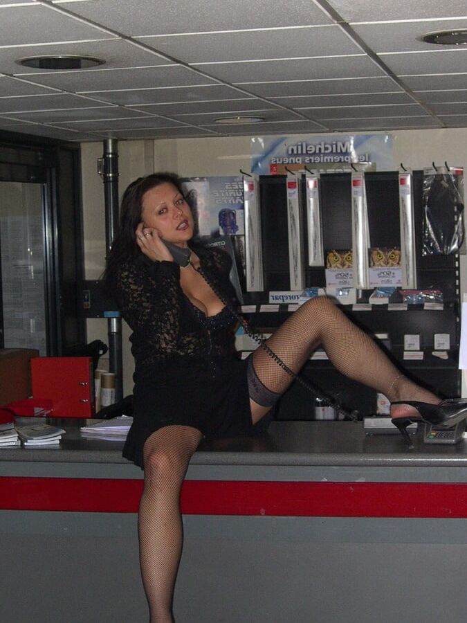 The employee is a slut